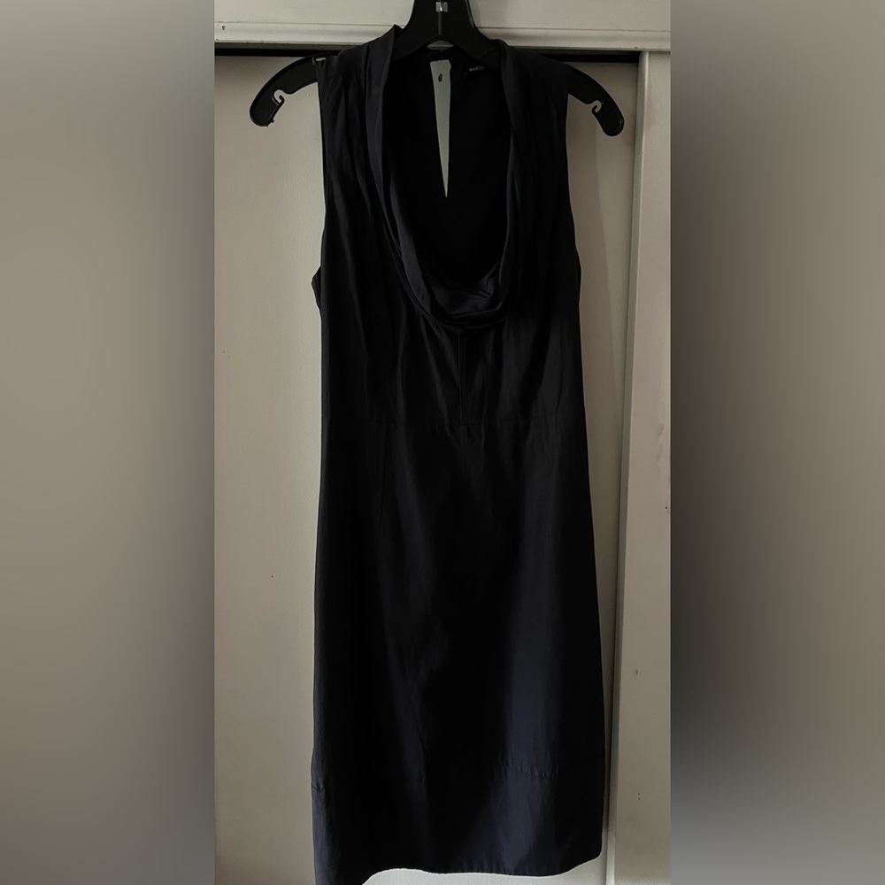 3 navy blue Martin + Osa dresses worn by bridesmaids $25 each